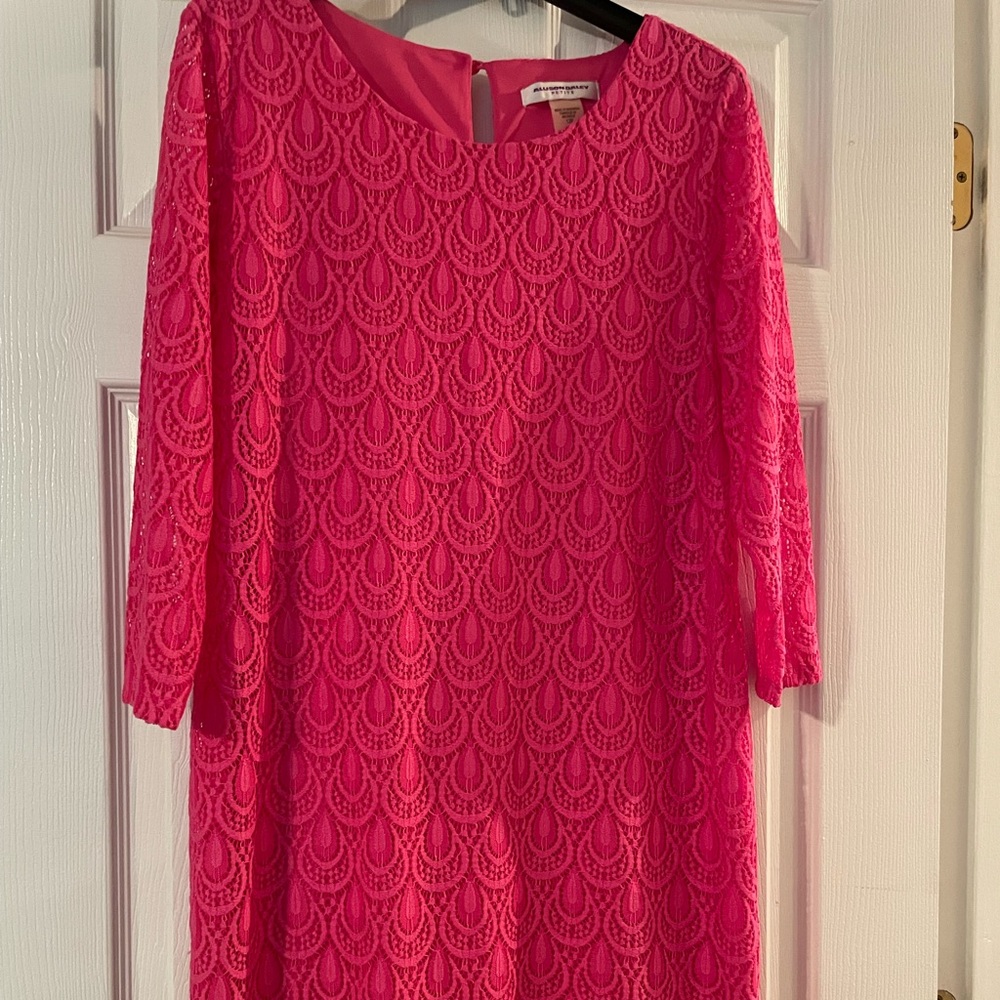 Allison Daley pink sheath dress 12 petite